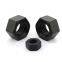 Carbon Steel Hexagon Lock Nut Black Oxide Plating / M3 M8 M12 Hex Nut