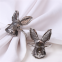 Easter Rabbit Napkin Buckle Thanksgiving Jade Rabbit Napkin Ring Little Rabbit Napkin Ring