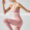 Women Sling Yoga Backless Bras Four-Way Stretch Sports Custom Logo Soft Tank Tops  81nylon 19spandex