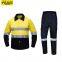 Summer work clothes with bright reflective stripes, comfortable and breathable boutique men's and women's styles
