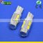 Shock Price DC 12v 24v T10 White LED w21/5w 10 SMD 5630 With Lens Projector Aluminum Case Bulbs