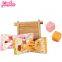 Cube shape sour and sweet chewy mango jelly soft candy