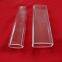 customized squared quartz glass tube fabricated quartz tube