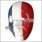 High Quality Halloween Costume Party Funny Smiling Old Man plastic Mask cosplay french flag mask