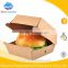 Custom design printed paper burger box