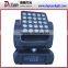 25PCS 4 in 1 rgbw no limited rotation led panel matrix beam moving head stage light