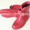 Fashion Bow PVC Ankle Rain Shoes