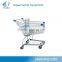 European style wire supermarket shopping trolley&shoping cart