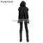 S-125 Wholesale Punk Rave Fashion Ladies Knitted Black Wool Cape