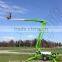 china jack hydraulic drives towable trailer aerial boom lift