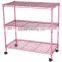 Metal Wire Shelves With Epoxy Or Chorme