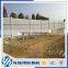 Construction site movable temporary fence panels