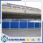 Construction site movable temporary fence panels