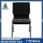 Fashionable durable steel tube Material church chair with bookrack