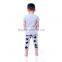 2016 summer wholesale children short sleeve sets 100% cotton outfits for kids