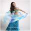 Gradient Belly Dancing Veils silk fabric dance veil