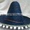 Children mexican straw sombrero hat for kids