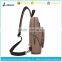 2016 Single shoulder retro canvas sling Highly quality design backpack