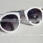 Retro Unisex Helter Skelter Sunglasses With Gold Accents Eyewear Available in Black,White and Tortoise,100% UV sunglass