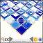 blue color-gradation glass mosaic