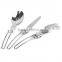 folding knife spoon fork fork knife spoon personal knife fork spoon set