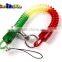 9-27/32"(250mm) Mix Color Expandable Coil With Metal Hook for Mobile Phone Straps