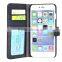 With Three Card Slot and Stand flip PU Leather case for iphone 6 plus