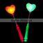 led heart flashing glow stickwand