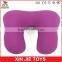 custom 2015 hot sale U shape plush travel neck pillow