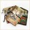 gift notebook H-002 PU DIY Notepad (A6) / 4 design Vintage Notebook