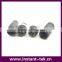 INST male to male with nut bulkhead pigtail cable m12 connector