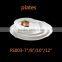 round shape ceramic bone china plates 7" 8" 10" 12" dinner plates