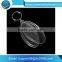 2016 best sale cheap clear custom printed acrylic plastic heart keychain