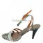 Python leather high heel shoes SWPS-010