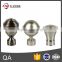 2016 Africa popular design all sizes of iron metal curtain rod finials