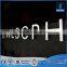 Outdoor led illuminated acrylic business shop logo led display letter