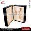 wooden black wine gift box and wine shipping bottle retail box packaging