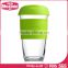 Hot Selling Mochic 16OZ/454ML Handy BPA free Plastic Tritan Coffee Cup with Silicone Cap & Sleeve