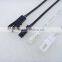 Fits through 8 mm furnitures 2 pin led female plug & socket with extension leads
