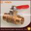 HOT! Brass Male Ball Valve With Nozzle