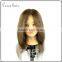 Accept Custom Hairdressing Practice Human Hair Mannequin Head Training Head With Clamp