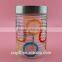 Guangdong factory manufacture Glass Jars With Plastic Lid glass jar with screw top lid
