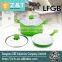 Colorful aluminium korean ceramic pot with lid