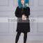 Black newest real fox fur parka for women brand military winter parka                        
                                                                                Supplier's Choice