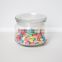 Airtight Clear Wholesale Cannister Glass Jar With Glass Lid