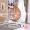 swing rattan egg chair/ hanging hammocks with stand/beach hanging egg swing chair