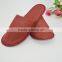 red soft hotel disposable slippers