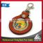Promotional gift High qulaity spinning leather keychain