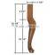 Queen anne type wood legs for furniture