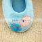 Asian new flats sole light blue female ballet shoe